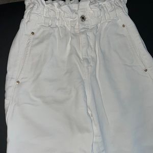 Zara paper bag jeans size 2